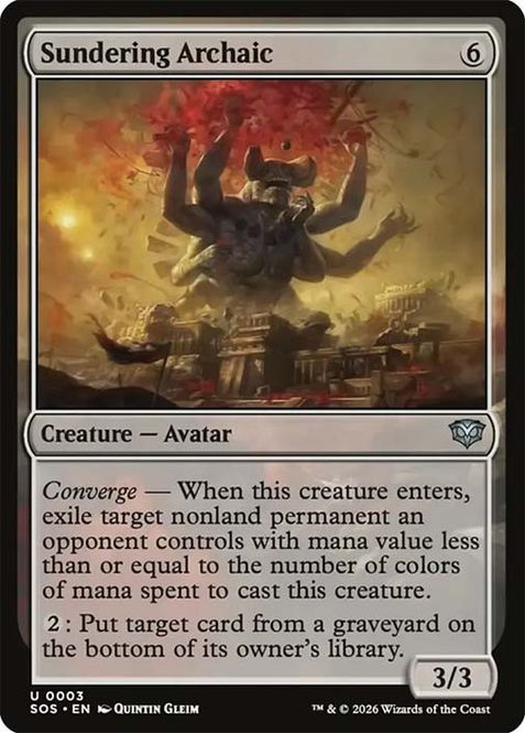 Hovedbilde Sundering Archaic (Foil)