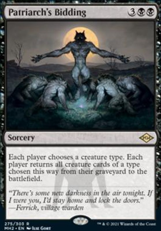 Patriarch's Bidding (Foil-Etched)