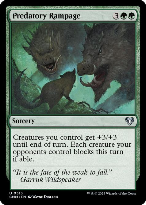 Hovedbilde Predatory Rampage (foil)