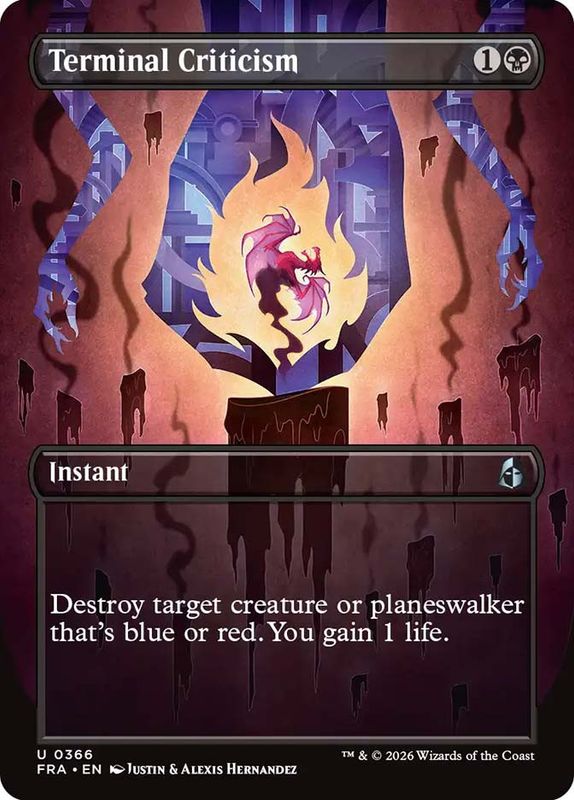 Terminal Criticism (Borderless) (foil)