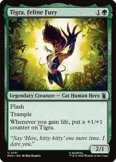 Hovedbilde Tigra, Feline Fury (Foil)
