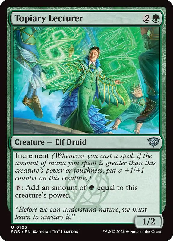 Topiary Lecturer (Foil)