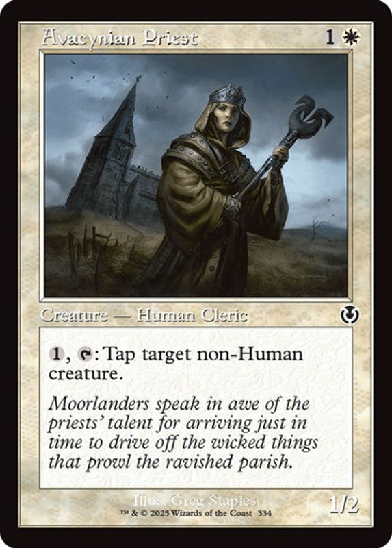 Avacynian Priest (Retro Frame) (Foil)