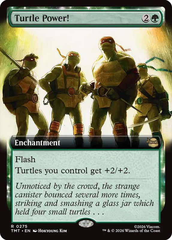 Turtle Power! (Extended Art) (Foil)