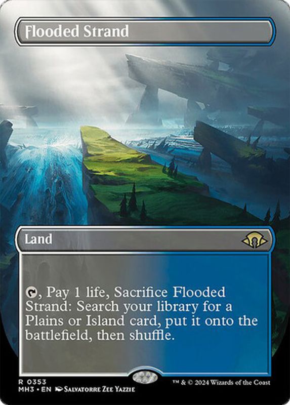 Flooded Strand (Borderless) (Foil)