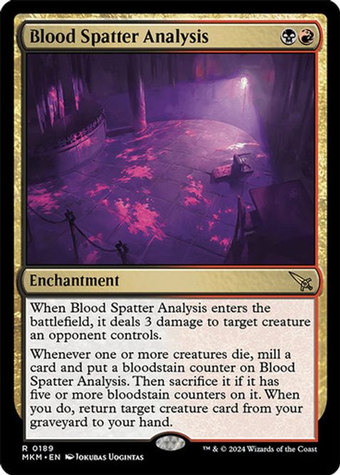 Hovedbilde Blood Spatter Analysis (Foil)