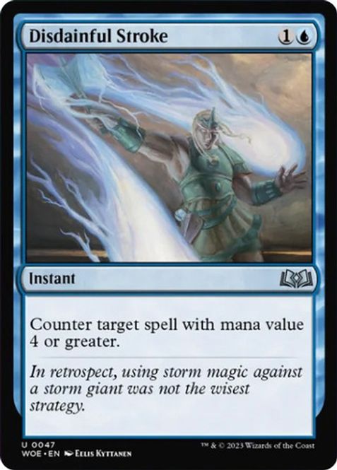 Hovedbilde Disdainful Stroke (Foil)