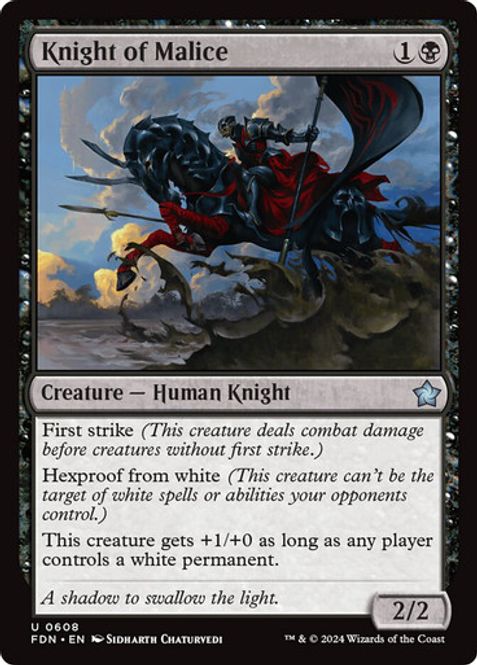 Hovedbilde Knight of Malice (Foil)