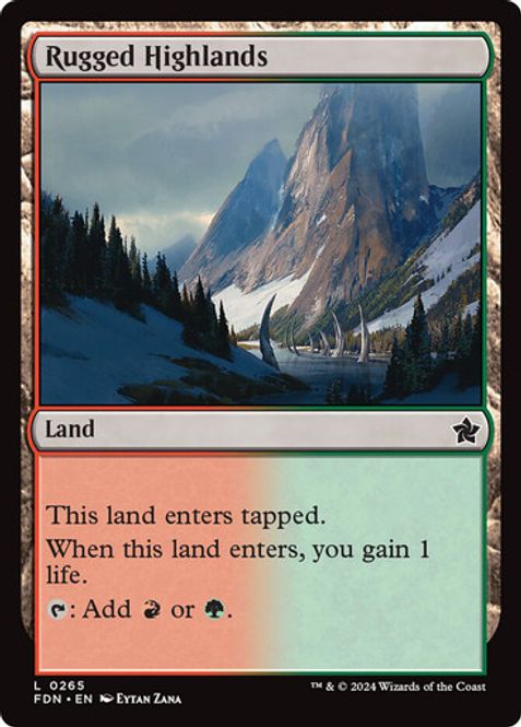 Hovedbilde Rugged Highlands (Foil)