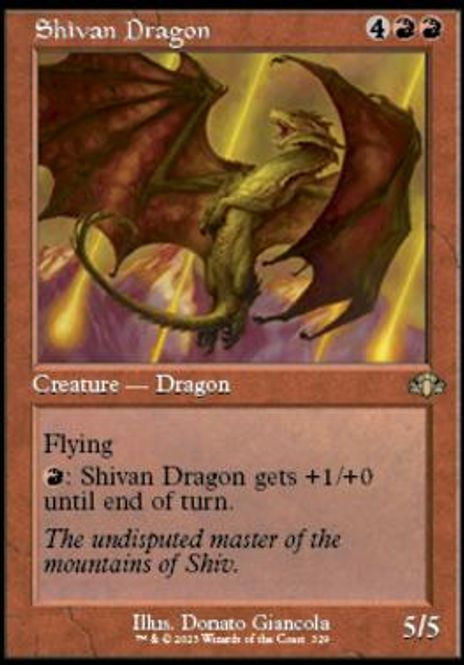 Hovedbilde Shivan Dragon (Retro Frame) ...