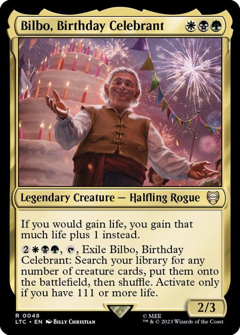 Hovedbilde Bilbo, Birthday Celebrant