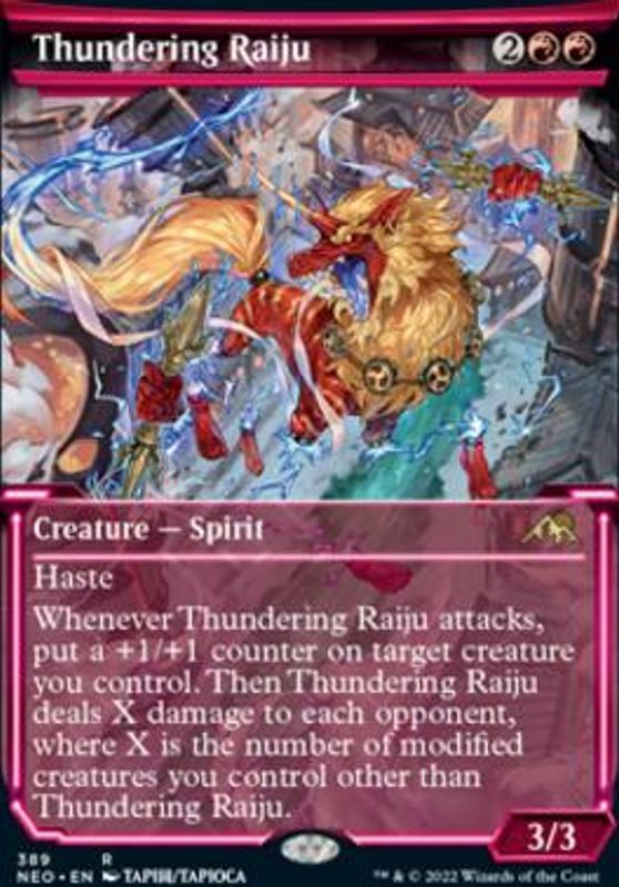 Thundering Raiju (Showcase, Foil)