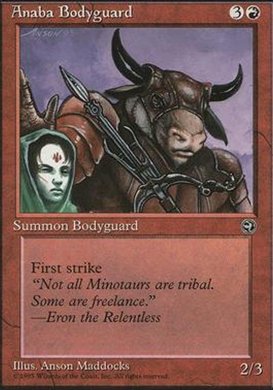 Anaba Bodyguard (With Human)