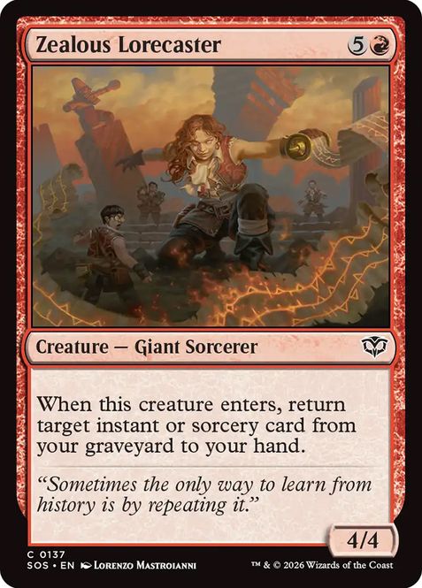 Hovedbilde Zealous Lorecaster (Foil)